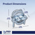 Sigma Engineered Solutions ProConnex 44660 Clamp Type Connector NM/SE 3/4" 3-Pack, Gray