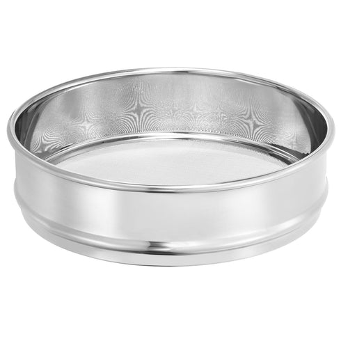 PATIKIL 35 Mesh Lab Sieve, 8" Diameter Test Sieve with 304 Stainless Steel Wire Cloth for Laboratory Use