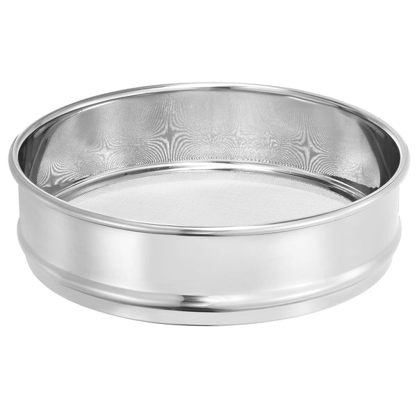 PATIKIL 35 Mesh Lab Sieve, 8" Diameter Test Sieve with 304 Stainless Steel Wire Cloth for Laboratory Use