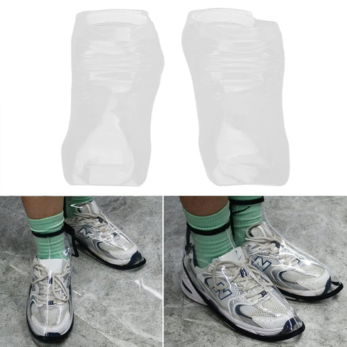 1 Silicone Shoe Covers for Hairdressers - Pair of Protective Salon Footwear