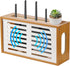 OVECIOPO Router Shelf Wall Mount, WiFi Router Box Hider & Modem Storage Box