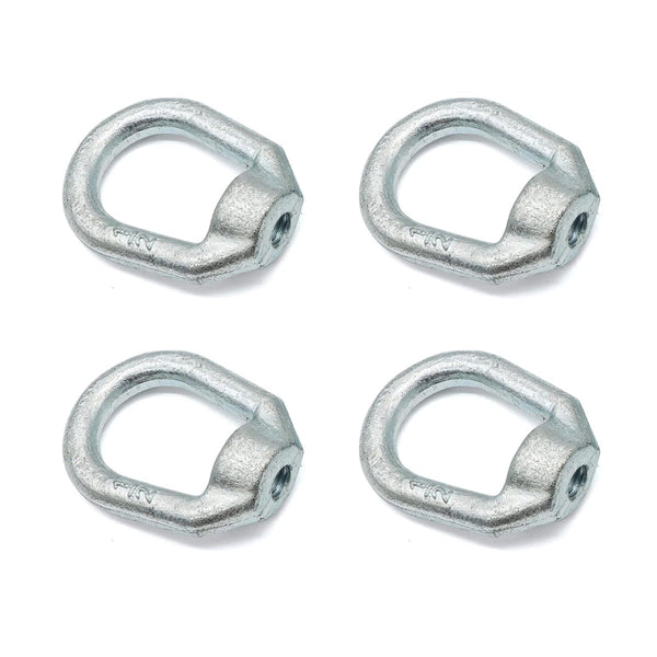 Aiwaiufu 1/2"-13 Heavy Duty Thread Lifting Bail Type Eye Nut, UNC Standard Ring Shape Lifting Eye Nuts (4 Packs)