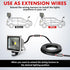 16 2 16 50FT, 12V 16/2 Lighting-15M Gauge Wire Conductor Electrical Wire, AWG Wire Stranded PVC Cord Low