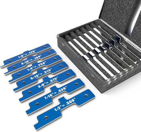Yiranok Setup Block Height Gauge Set - Precision Aluminum Router Table Set Up