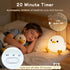 Dimmable FAMIDUO Duck Night Light, Cute DoDo Duck Lamp, Squishy Silicone Bedside Light for Baby Kids Nursery