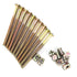 Chazcool 10 Pack M6 X 100mm Barrel Bolt Nuts, Cross Dowel Set for