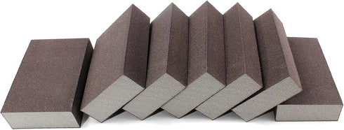 220 Grit Sanding Block - 12Pcs, Wet Dry Sanding Sponge Foam Sandpaper Block Washable & Reusable Sandpaper Sponge for Drywall Wood Plastic Metal Furniture by Jersvimc