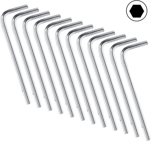 20 PCS 3mm Allen Wrench L-Shaped Hex Key Wrench, Metric Small Allen Key Hexagon Wrench Tool Hex Spanner Wrench Set, Hex Key Replacement Hexagon Head Repairing Tool by Bivethoi