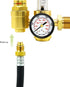 Inert Gas Welding Hose, 6.56FT - Argon Flow Meter Regulator Adapter Hose