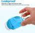 PATIKIL 20 Pcs 200ml Reagent Bottles, Transparent PET Wide Mouth Round Bottles with Screw Cap for Lab Storage