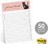 Cat Puns Daily Notepads Set, 4" x 6" Sticky Note Fill in Priority Lists, Five Unique Feline Designs