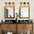 2 Pack 1.65 5.1 5.9 Amber Glass Shades Globes, Glass Lamp Shade Covers Replacements, in Fitter in Height in Diameter