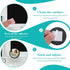 DOPENSPI 4PCS 2.3" Cubicle Mirror, Adjustable Cubicle Mirror to See Behind You Monitor Mirrors Rear View Convex