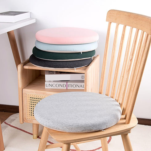 GWTYR Office,E,30x30x3cm(12x12x1inch) Round Chair Cushions for Dining Chairs,Seat Cushion Memory Foam Soft Chair Pad