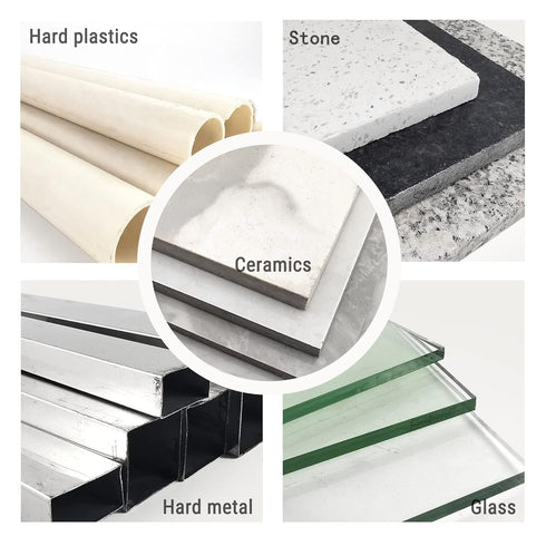HXIN (4, 60/120/200/400# Diamond Hand Polishing Pad Diamond Sanding Block Foam Backed Diamond Sponge Sanding Pads