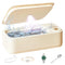 Nkove Ultrasonic Jewelry Cleaner with Retainer-Safe Tray, 4 Timer Modes, 47KHz Ultrasonic