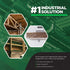 DBC-H38-10 3/8 250 lbs; 10 Pack Highcraft Heavy Duty Shelf Brackets; L Corner Brace for in. Diameter Bolt or Threaded