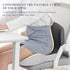Generic Colors-1) Orthopedic Cushion Car Seat Cushions Memory Foam Seat Cushion With Lumbar Support Pillow Pressure
