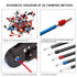Baomain 450pcs Copper Crimp Connector Kit, Insulated Ferrules in 5 Sizes and 5 Colors, AWG 22-14