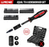 48 1/4 Inch Set, (4-14mm) 6-Point,with 72 Set, 3 Inch LLNDEI Piece Mini Socket Ratchet Wrench Metric Shallow Socket