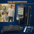 11-Inch Garden(2 Pack) Solar Street Light Outdoor, Solar Powered Street Light with Motion Sensor & Remote Control, Dusk
