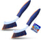 Bring It On Grout Cleaning Brush 2-Pack Crevice Cleaning Brush with Stiff
