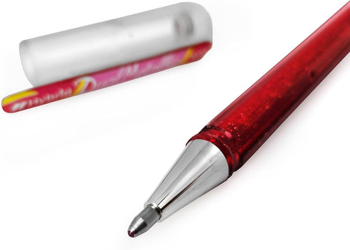 Pentel Hybrid Dual Metallic Pens - Liquid Gel Rollerball Pens - K110 - Assorted Colours - Set of 8