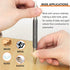 2-Piece Dual Head Nail Setter and Hinge Pin Punch Set, Hammerless Spring Nail Set for Door Pin Removal