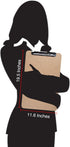 Extra Large Clipboard Set, 6pc, Fits 11 x 17 Tabloid Paper, Vertical or Landscape, 11.6"x19.5”