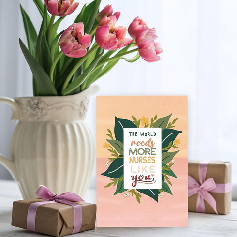 Londue Cute Thank You Card Gifts for Nurse, Nurse Appreciation Cards Gifts for Women, Medical Staff Appreciate Card