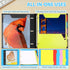 WOT I All-in-one Telescoping Binder Notebook, Refillable 3 Ring Binder with Customized Front Cover, Black