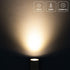 2 Pack 3W 3000K 120V 5.9 SUNVIE LED Up Lights Indoor, Spot Lights for Indoor Use with Warm White, Spotlights for Plants