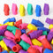 Tamaki 60 Pack Pencil Top Erasers, Cap Erasers, 6 Colors, Toppers Eraser for Kids