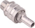 DERNORD 1/2 Inch Stainless Steel Quick Disconnect Set, Beer Brewing Connector Kit