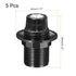E14 Bulb 5 Pack Bulb PATIKIL Holder Light Socket, Screw Fully Thread LED Lamp Holder for Pendant Lights, Black