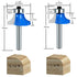 Roundover Edging Router Bit Set, 1/4 Inch Shank Carbide Bits for Woodworking Milling Tools