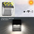 2 Pack Solar Outdoor Lights Waterproof Garden Landscape Lights UP and Down Illuminate Sunlight Lamp for Fence, Yard