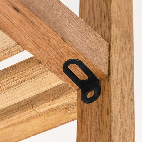 Rierdge 24 18x18x30mm (1.2 Inch Pcs Slotted L Brackets Heavy Duty, Adjustable L-Shape Corner Brace, Metal Right Angle