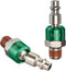 Yolass 2Pcs 1/4"NPT 360°Swivel Utility Air Hose Fittings for Air Compressors