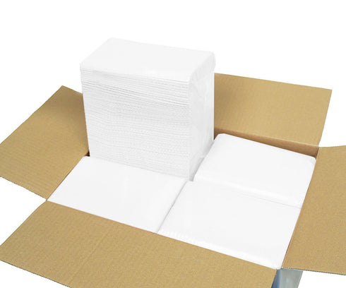 Safe-Dent 13" 18" 500 x White Disposable Paper Waterproof Dental Medical Tattoo Piercing Bibs/Lap Cloths ct.