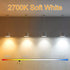 7.3 Inch E26 Bulb 6W Dimmable, 2700K Bulbs 800LM, 80 T10 T9 Bulb 2Pack Led Soft White Edison Equal Watt Tubular Long