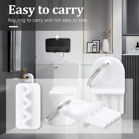 CIATBYYJ 10 5 Commercial Pcs Paper Towel Dispenser Keys, Universal Dispenser Key with Key Rings, Tissue Dispensers Keys