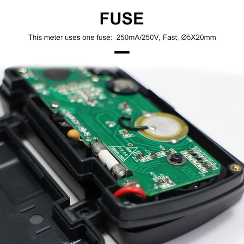 ALLOSUN Digital Multimeter/DMM/Multi Tester, Pocket Size Amp/Ohm/Volt Meter, Diode and Continuity Test