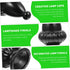 2pcs DOITOOL Simple Knob Lamp Finials for Easy Installation Table and Floor Lamps Modern Decor for Home Lighting