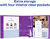 Avery 4 Inch Heavy-Duty View 3 Ring Binder, 1 Purple Binder, One Touch EZD Rings, 4.5 Inch Spine (79813)
