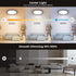 13in Dimmable 2000K, 3000K-6500K 24W BLNAN LED Flush Mount Ceiling Light Fixture with Remote Control, Night Light Wired