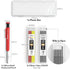 Nicpro CP1000 Carpenter Pencil with Sharpener, 2.8 mm Mechanical Pencils with 13 Refills for Heavy Duty Woodworking
