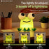 DAMELYN Dimmable Frog Night Light for Kids, Silicone Night Light for Nursery,Frog Lamp Suitable for Boys and Girls Room