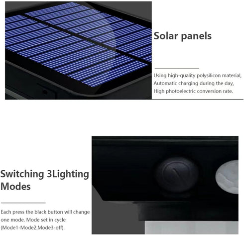 IP65 S NMT Super Bright Outdoor Solar Garden Lights Motion Sensor Pathway Light Landscape Lighting for Yard, Waterproof
