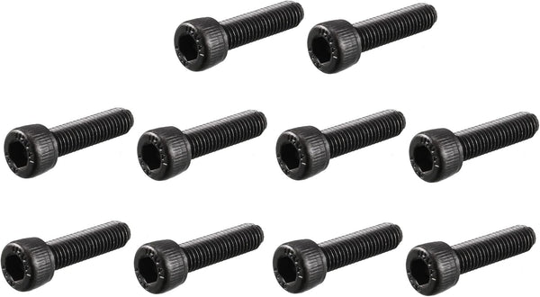 uxcell M5 x 20mm 12.9 Alloy Steel Hex Socket Head Cap Screws, Black, 30pcs